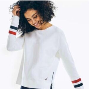 Nautica side zip jersey top. E